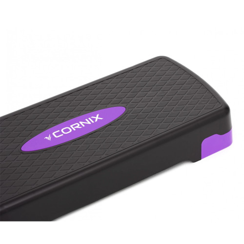 Степ платформа  2-ступенчатая Cornix XR-0188 Black/Purple - фото №4